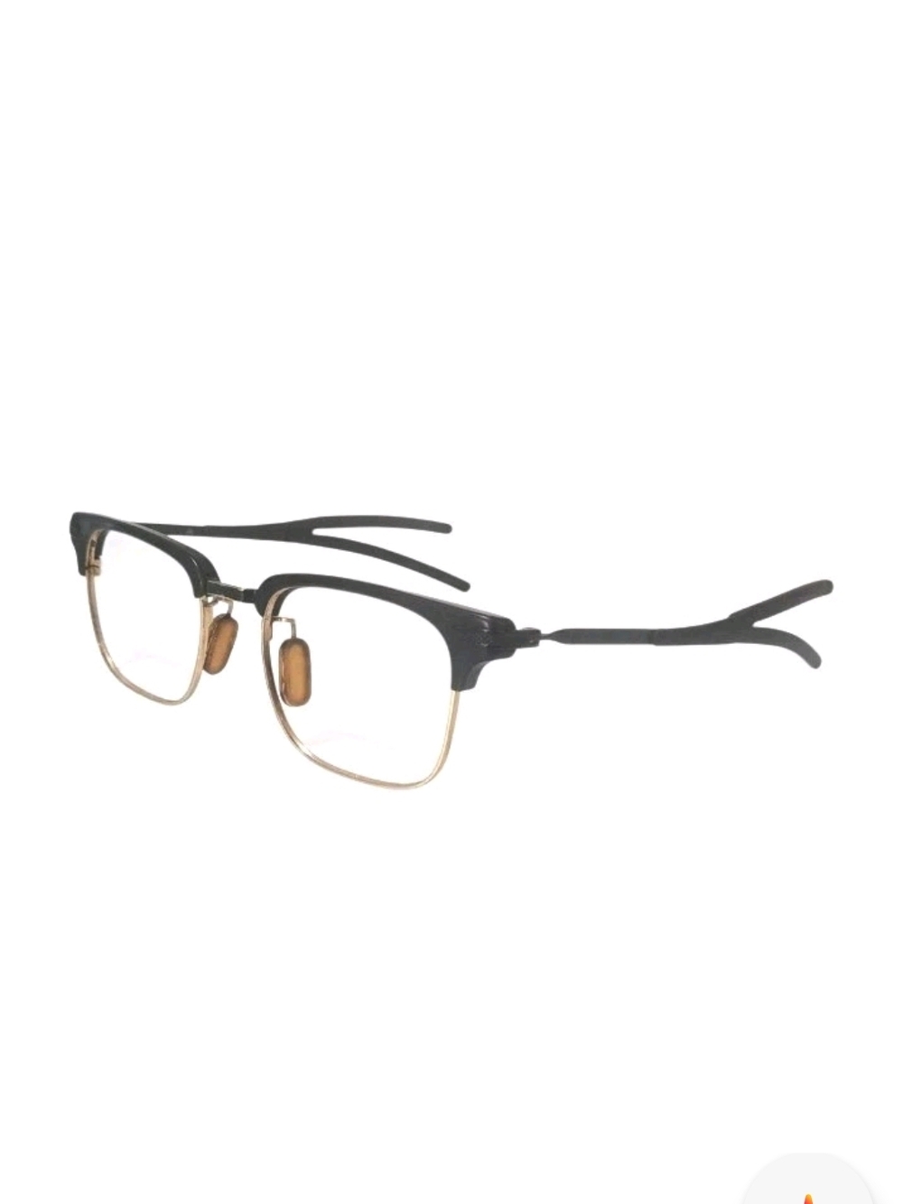 Activist Eyewear BYRD 01 Eyeglass Frame Black/Gold  Unisex